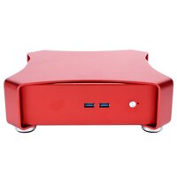 Hopcd Mini HTPC ITX Computer Case 170x170mm Aluminum X3 PC Gaming Case USB3.0 Desktop Gaming Heatsink Case for Computer, Digital Signage, Advertisi...
