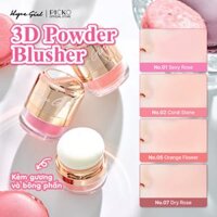[Hope Girl] Phấn Má Hồng Dạng Bột 3D POWDER BLUSHER 5Gr