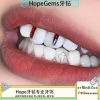 Hopegems Túi Hạt Pha Lê Hình Chiếc Răng Nhỏ Phong Cách Âu Mỹ Độc Đáo Dùng Trang Trí diy