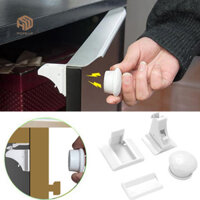 Hopeup 4 Tủ Lạnh Tủ Quần Áo Trong Suốt ic Trẻ Em Trẻ Em Khóa An Toàn Cho Bé