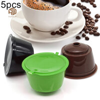 Hopeup 5 Chiếc Cốc Lọc Cà Phê Có Thể Đổ Lại Có Thể Tái Sử Dụng Cho Máy Dolce Gusto