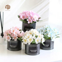 Hopeup Chậu Nhân Tạo Begonia Hoa Sắt Chậu Cây Cảnh Nhà Vườn Đảng DIY Trang Trí