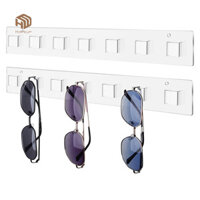 HOPEUP Giá đỡ kính treo tường Hộp đựng kính râm Cài đặt đơn giản Tiết kiệm không gian Giá đỡ kính râm Acrylic trong suốt