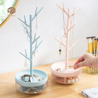 HOPEUP Móc Khóa Hiển Thị Đứng Hình Cây Bông Tai Nhiều Lỗ Vòng Cổ Khay Tổ Chức Đồ Dùng Phòng Ngủ