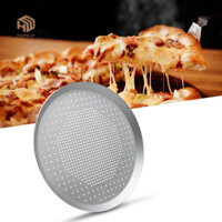 Hopeup Pizza Pan Thân thiện với môi trường Khay nướng bánh Pizza hợp kim nhôm chống biến dạng cho gia đình