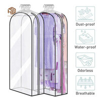 HOPEUP Quần Áo Che Bụi Trong Suốt Chống Thấm Nước Dung Tích Lớn Phòng Ngủ Tủ Quần Áo Túi Đựng Quần Áo Túi Bảo Quản Sử Dụng Hàng Ngày