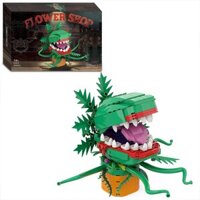 Horror Cannibal Flower Building Blocks Simulation Assembling Bricks Playset Toy