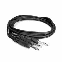 Hosa CYP-105 Y Cable – 1 Đầu 6 Ly (1/4-inch) TS Đực Ra 2 Đầu 6 Ly (1/4-inch) TS Đực – 5 foot (1.5m)