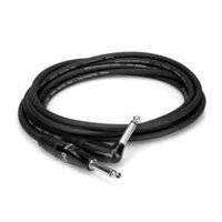 Hosa HGTR-015R Pro Guitar Cable | Dây Cáp Guitar Jack 6.35mm (6 ly) TS sang TS 1 Đầu Thẳng 1 Đầu Vuông (Dài 4,5m)
