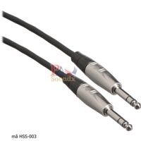 Hosa Pro Balanced Interconnect Rean 1/4″ TRS to Same (6ly stereo ra 6ly stereo)
