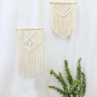 HOT 🌻 🌻  Macrame trang trí size nhỏ - dùng trang trí nhà cửa, nội thất không gian nhà bạn 🌻 🌻 - đủ màu Hãy I