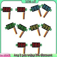 Hot-10 CÁI DC Vôn Kế Hiển Thị 3 Dây DC 0-100V Máy Kiểm Tra Điện Áp 4 Màu Kết Hợp Mini