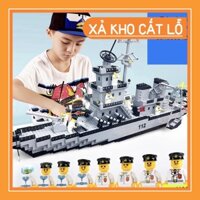 [hot] [1126 CT] bộ đồ chơi xếp hình Lego Thuyền chiến hạm 112, lắp ráp máy bay, lắp ghép robot size to quá rẻ