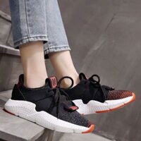 HOT (2 màu kèm Video) giầy thể thao nữ bánh mì chữ M trắng chất đẹp trẻ trung