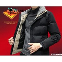 [HOT 2020] Áo khoác phao nam 2020  dày giữ nhiệt - Áo phao nam cao cổ siêu ấm cổ áo có lót lông