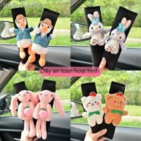 [HOT 2021]Dây đai an toàn xe hơi che vai nữ thần dễ thương trang trí bảo vệ bốn mùa phổ quát kéo d