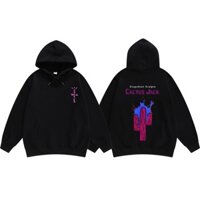 HOT 2023 cactus jack hoodie doublesided logo print hop