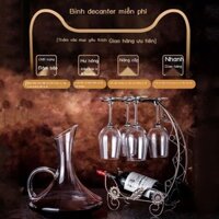 [HOT 2024] Bộ ly rượu vang đỏ hộ gia đình pha lê ly thủy tinh nho rượu vang đỏ ly decanter cá tính