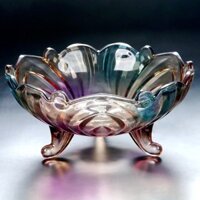 [HOT 2024] Đĩa đựng trái cây bằng thủy tinh pha lê lớn cao cấp cho phòng khách gia đình Châu Âu đĩa