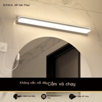 [HOT 2024] Gương Đèn Pha Cho Phòng Tắm Gương Tủ Đèn LED Đặc Biệt Không Đục Lỗ Chậu Rửa Đèn Tường Nh