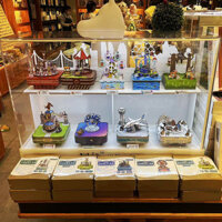 [HOT 2024] Handmade tự làm lắp ráp hộp nhạc quay tay carousel hộp nhạc bằng gỗ cô gái món quà sinh