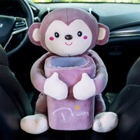 [HOT 2024] Sáng Tạo Xe Thùng Rác Hộp Đựng Khăn Giấy 2 Trong 1 Ô Tô Hộp Đựng Khăn Giấy Xe Dễ Thương