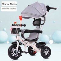 [HOT 2024] Xe ba bánh trẻ em có thể ngồi trên xe đạp, xe đạp đẩy cho bé 1-3-5 tuổi, xe đẩy gấp gọn