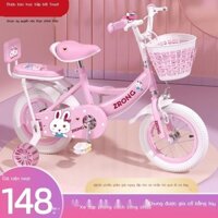 [HOT 2024] Xe đạp trẻ em bé gái 3-6 tuổi 7 đến 10-12 xe đạp trẻ em bé gái bàn đạp cho bé mẫu nữ xe
