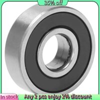 Hot-60 Cái / bộ 608 Vòng bi 2RS ABEC-5 8X22X7 mm Vòng bi kín bằng thép Carbon rãnh sâu