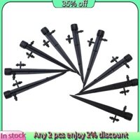 Hot-60 Gói Máy nhỏ giọt tưới có thể điều chỉnh Đầu nối nhỏ giọt nước 360 độ cho ống 4 / 7 MM