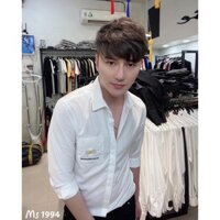 HOT 𝐂𝐇Ấ𝐓 SALE 10.10 🔥 9.9 | SALE | Áo sơ mi trắng nam họa tiết hoa cúc Chất Đẹp ... ... . : . .