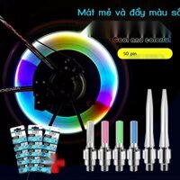 HOT- [ Ảnh thật ] 【90%Tỷ lệ đánh giá tích cực】Bộ đèn cảnh báo xe đạp trẻ em, bánh xe gió lửa, van l