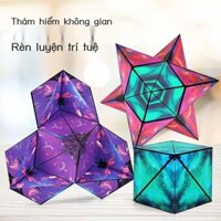 HOT- [ Ảnh thật ]Ace Giải Nén Hình Học Ba Chiều Từ Tính 3D Khối Rubik Tư Duy Xếp Hình Biến Thể Khôn