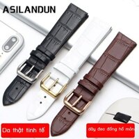 HOT- [ Ảnh thật ] ASLD dây da siêu mỏng họa tiết cá sấu lớp đầu tiên da bò mềm mại thời trang chống