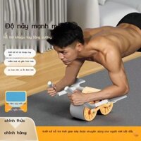 HOT- [ Ảnh thật ] Bánh xe tập bụng, bài tập uốn bụng tự động phục hồi, dụng cụ tập cơ bụng cho nam