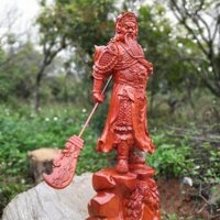 HOT- [ Ảnh thật ]Lê Khắc Gỗ Mun Tượng Quan Công Trang Trí Nhà Phố Võ Thần Tài Tượng Gỗ Chắc Chắn Nh