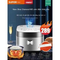 HOT- [ Ảnh thật ]Nồi cơm điện bóng siêu tốc Supor 4 lít nồi cơm điện đa năng thông minh gia đình 2-3 người nấu hàng chín
