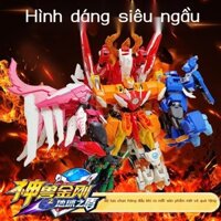 HOT- [ Ảnh thật ] [Siêu ngầu] Quái thú thần thoại King Kong Toy 6 Unicorn Rồng xanh Bạch hổ Trẻ em