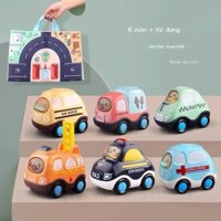 HOT- [ Ảnh thật ] Xe Ô Tô Trẻ Em Bé Máy Xúc Đồ Chơi Xe Bé Trai Và Bé Gái Quán Tính Mô Hình Xe Ô Tô