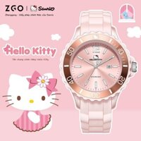 HOT- [ Ảnh thật ]Zhenggang Sanrio Đồng Hồ Hello Kitty Bé Gái Bé Gái Trường Tiểu Học Trường Trung Học Cơ Sở Đơn Giản Dễ T