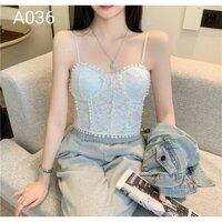 Hot - ÁO BRA REN CROSET CAO CẤP A036