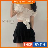 [HOT] Áo Croptop Đắp Chéo Nơ Eo A5018