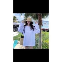 [Hot] Áo dài tay thụng trơn da cá BYD115 .