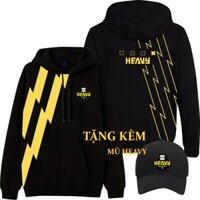 Hot Áo Hoodie Đen Heavy Free Frie