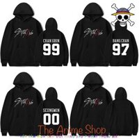 HOT Áo Hoodie In Hình aogau.store Kpop Stray Chan Gbin Bang Chan Seungmin Nặng 250g Cho Nam Nữ