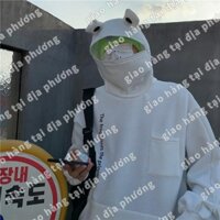 HOT ☾Áo Hoodie Mũ Hình Con Ếch Thời Trang Cao Cấp Cho Các Cặp Đôi