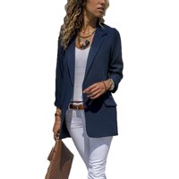 Hot Áo Nữ Mỏng Phù Hợp Với Áo Khoác Blazer Phối Đỏ Đen Tay Dài Blaser Kinh Doanh Nữ Khoác Ngoài Mùa Thu