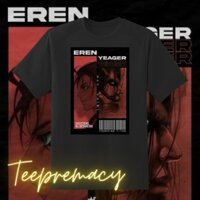 HOT🔥 Áo Phông Attack on Titan - Eren Half Face Graphic mẫu mới cực chât