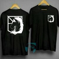HOT🔥 Áo Phông Attack On Titan Military Pasukan Anime mẫu mới cực chât