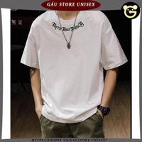 HOT Áo Phông Cổ Tròn Nam Nữ Phối Chữ Siêu Đẹp Phong Cách Trẻ Trung,Chất Liệu Vải Cotton Khô Siêu Thoáng Mát Cực Mềm Mịn